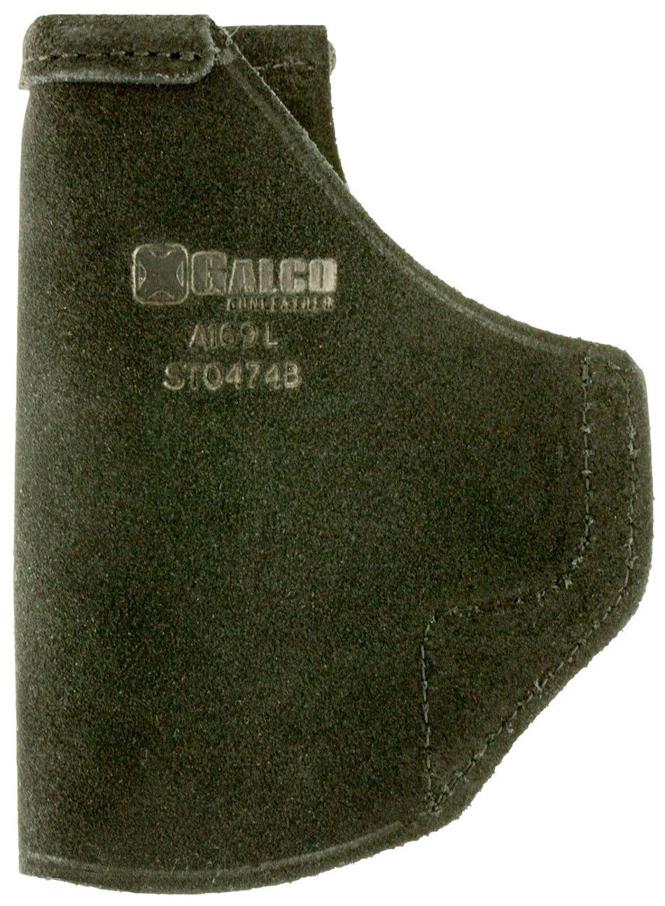 Galco STO474B Stow-N-Go IWB Black Leather Belt-Clip Holster S&W M&P 2.0 Subcompact / M&P Compact / Savage Stance RH