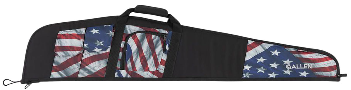 Allen 58748 Victory 48" USA Flag Rifle Case Black Endura with Foam Padding