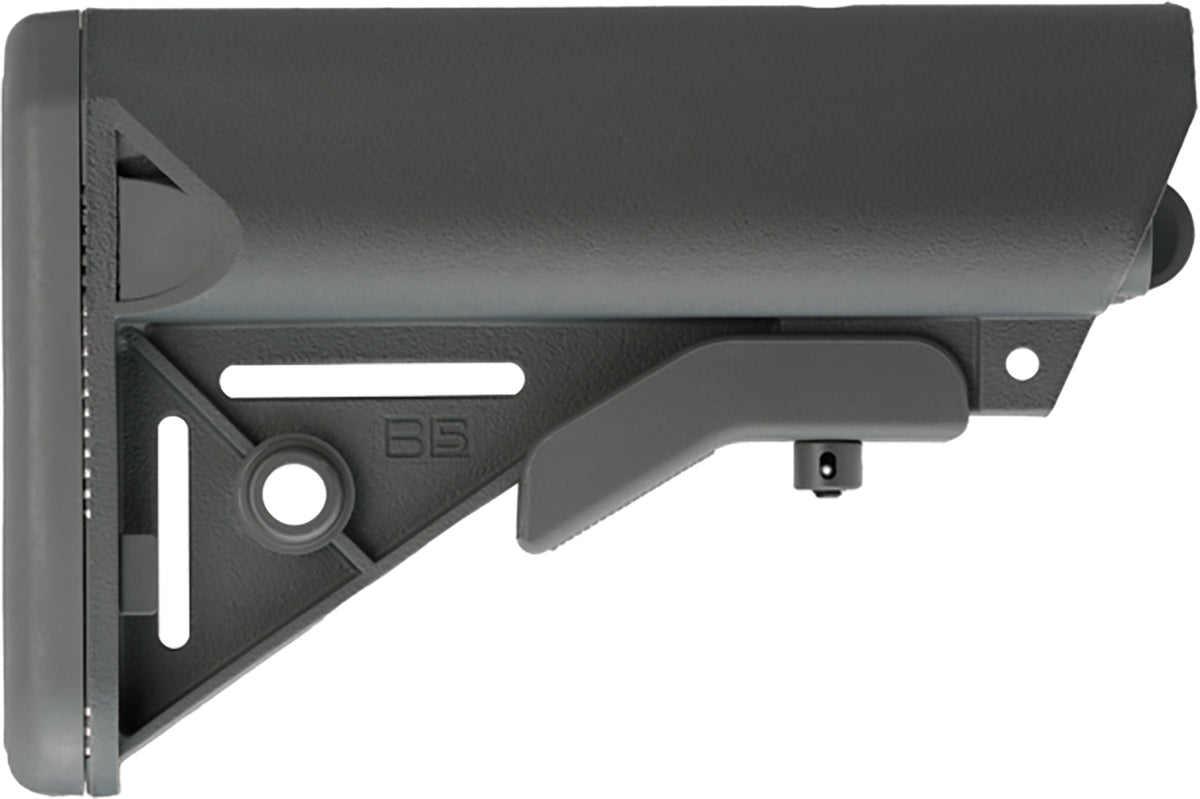 B5 Systems Enhanced SOPMOD Wolf Gray Stock for Mil-Spec AR Receiver Extension
