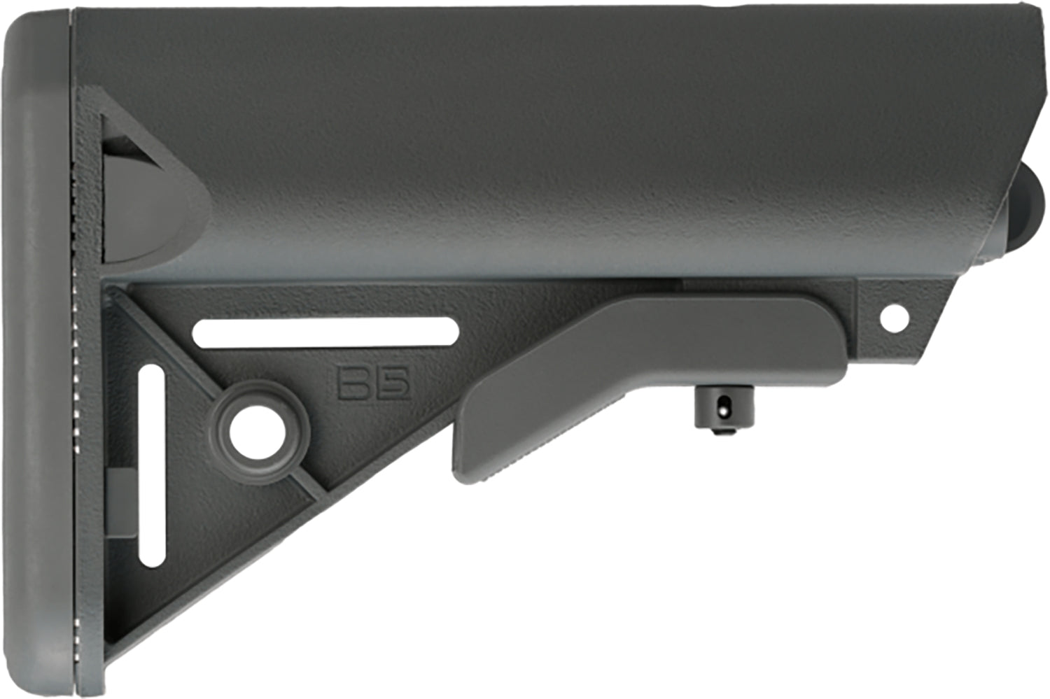 B5 Systems Enhanced SOPMOD Wolf Gray Stock for Mil-Spec AR Receiver Extension