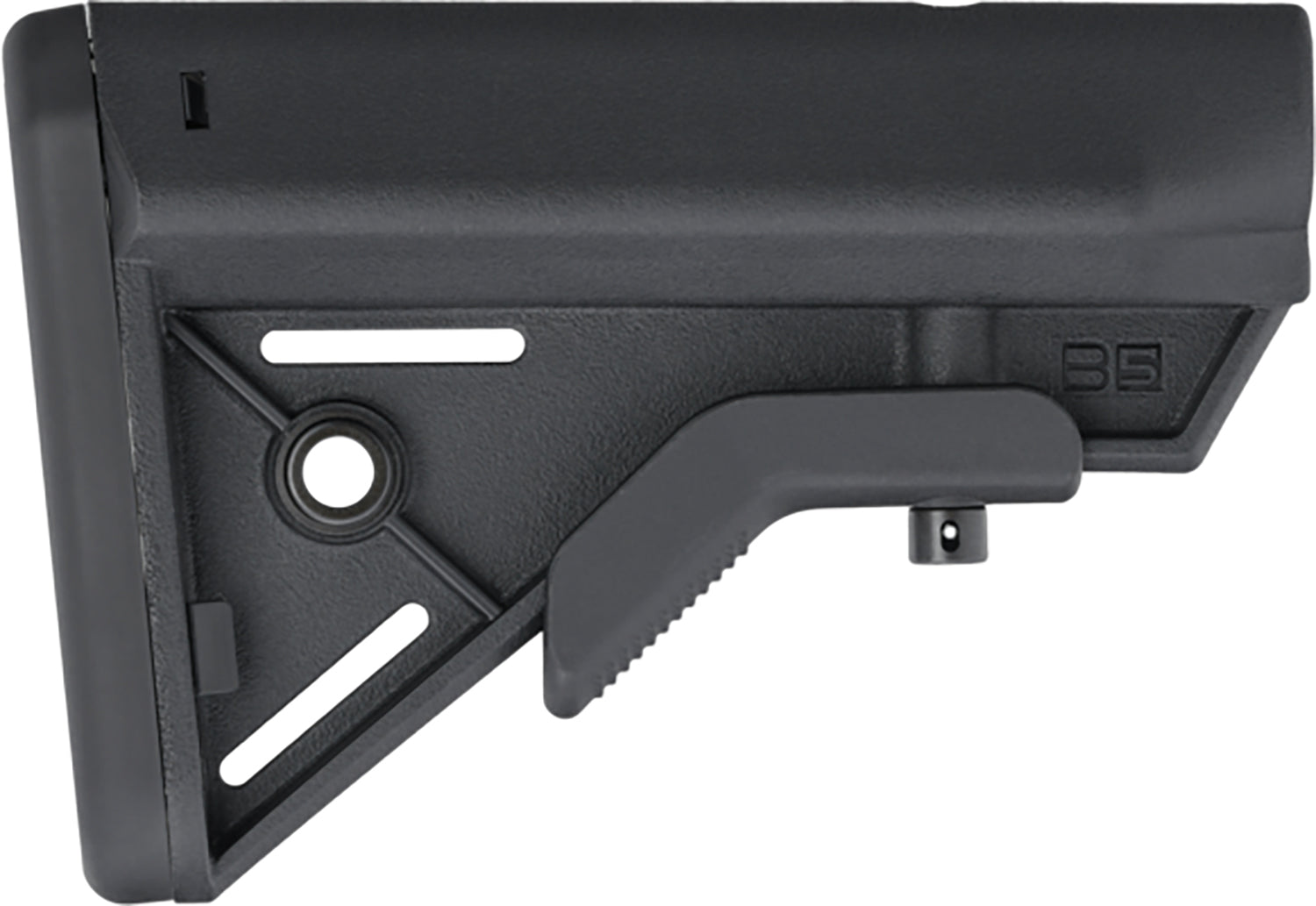 B5 Systems Bravo Buttstock Black for Mil-Spec AR Receiver Extension BRV1082