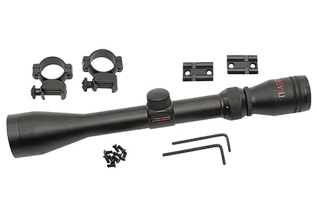 Traditions Muzzleloader Scope Pack A1171 3-9x40mm Matte Black Duplex Reticle Medium Rings 2-Piece Base Included