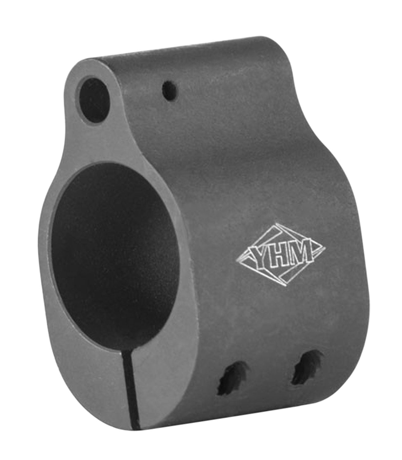 YHM 9384 .750" Low Profile Gas Block Black Phosphate Steel Clamp Screw Installation 0.95"