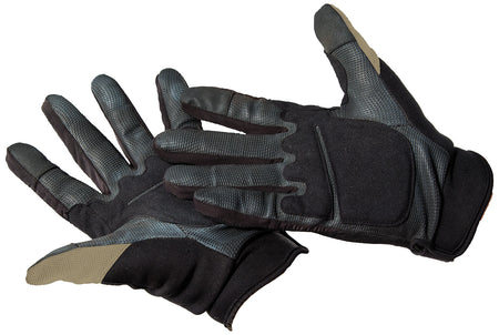 Caldwell 1071004 Tan Small/Medium Shooting Gloves Breathable Leather Reinforced Velcro