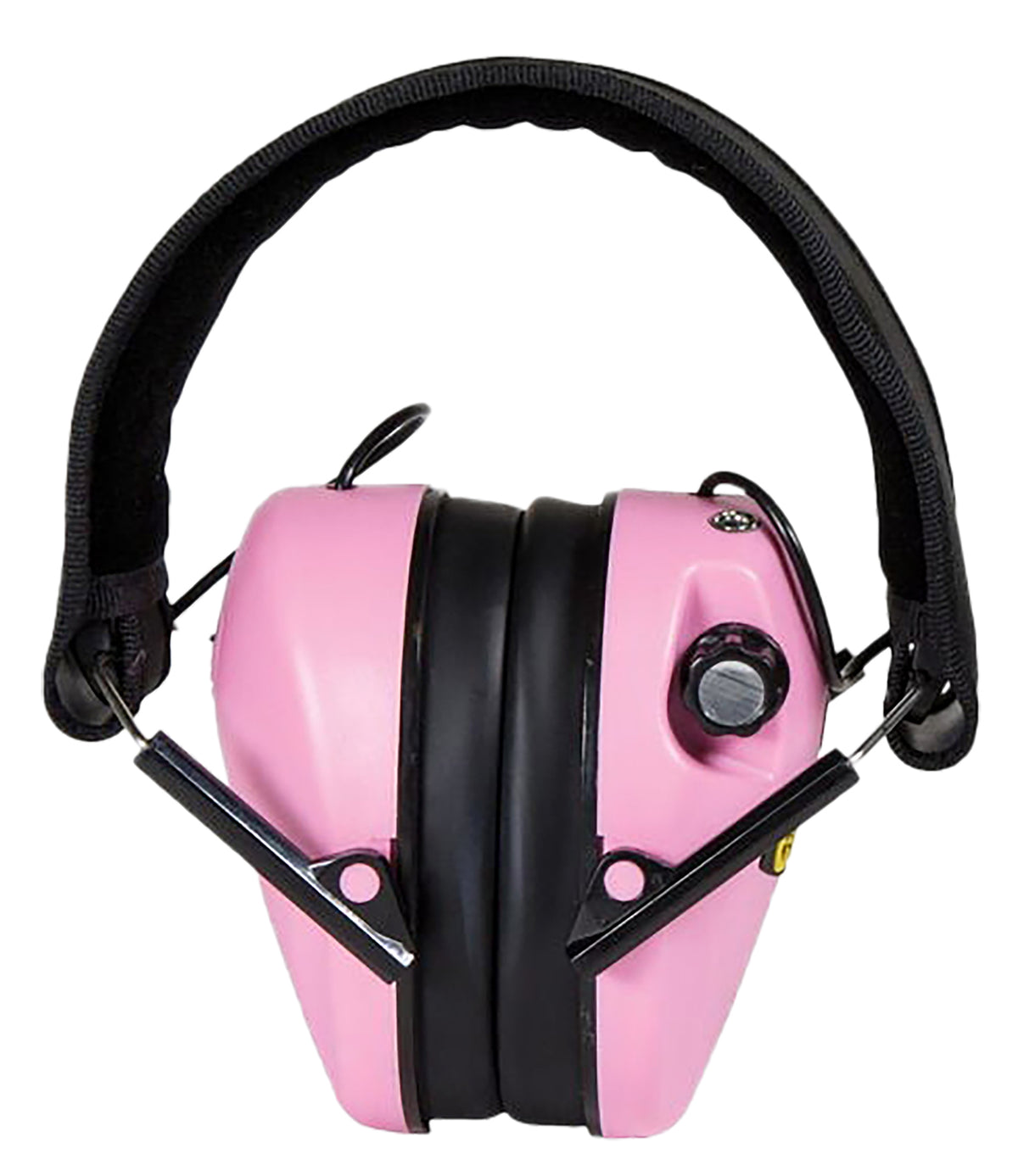 Caldwell Low-Profile E-Max Electronic Muff 23NRR Pink/Black Adjustable Padded Headband