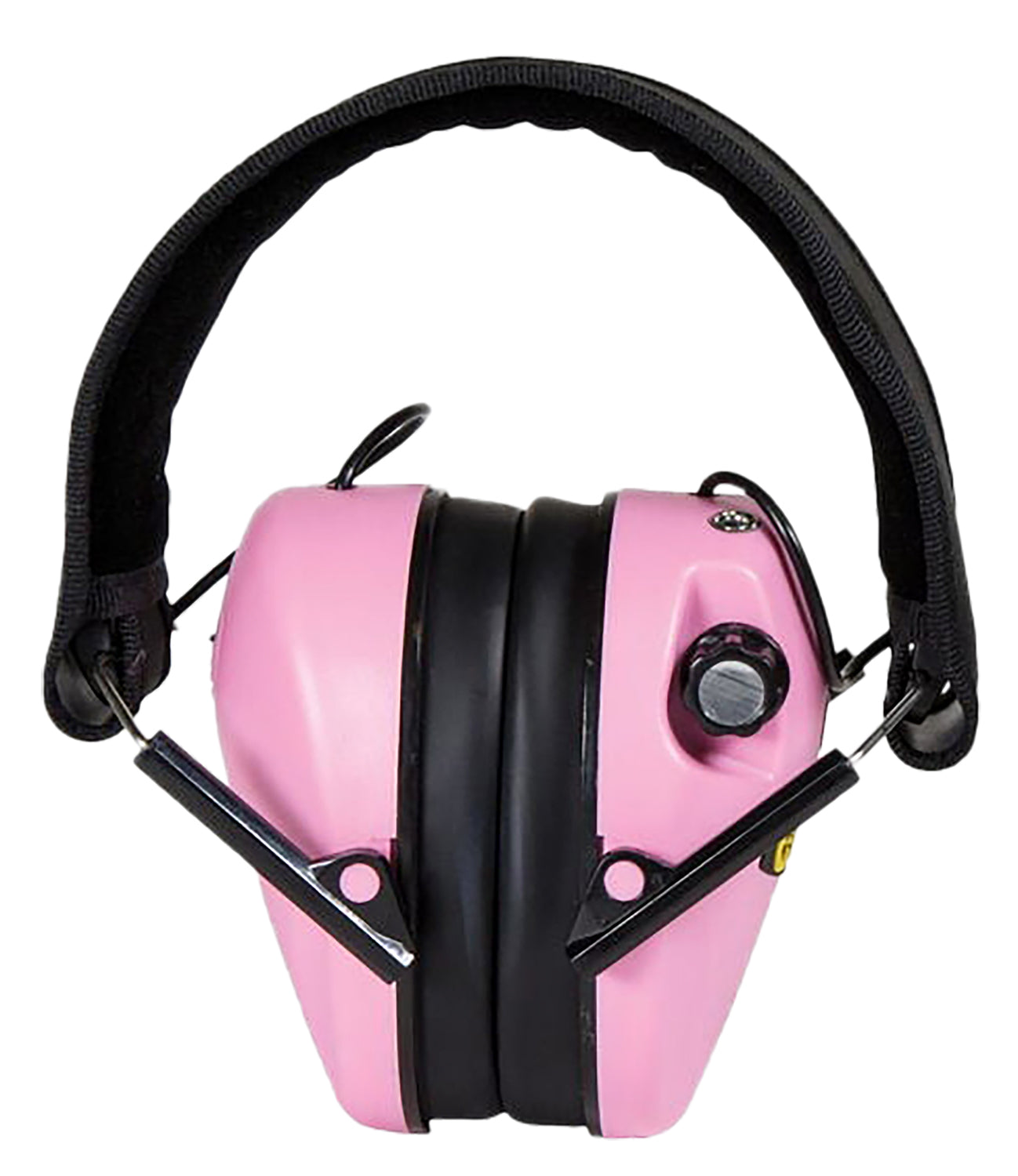 Caldwell Low-Profile E-Max Electronic Muff 23NRR Pink/Black Adjustable Padded Headband