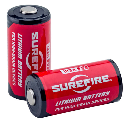 SureFire 123A Lithium Primary Batteries 3.0V 6-Pack Clamshell for SureFire Illumination Tools