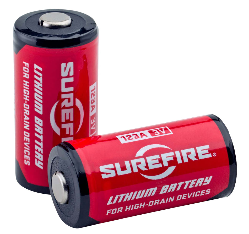 SureFire 123A Lithium Primary Batteries 3.0V 6-Pack Clamshell for SureFire Illumination Tools