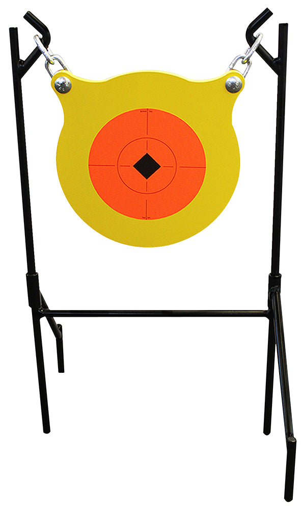 Birchwood Casey Boomslang AR500 Steel Shooting Gong 9.5" Diameter with Metal Standing Base