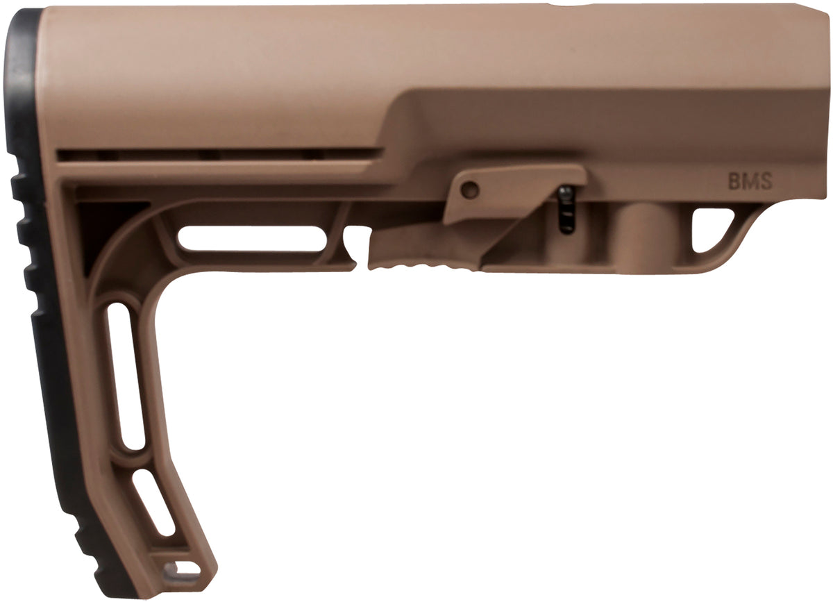 Mission First Tactical BMSSDE Battlelink Minimalist AR-15 Collapsible Stock Scorched Dark Earth Commercial Tube Not Included
