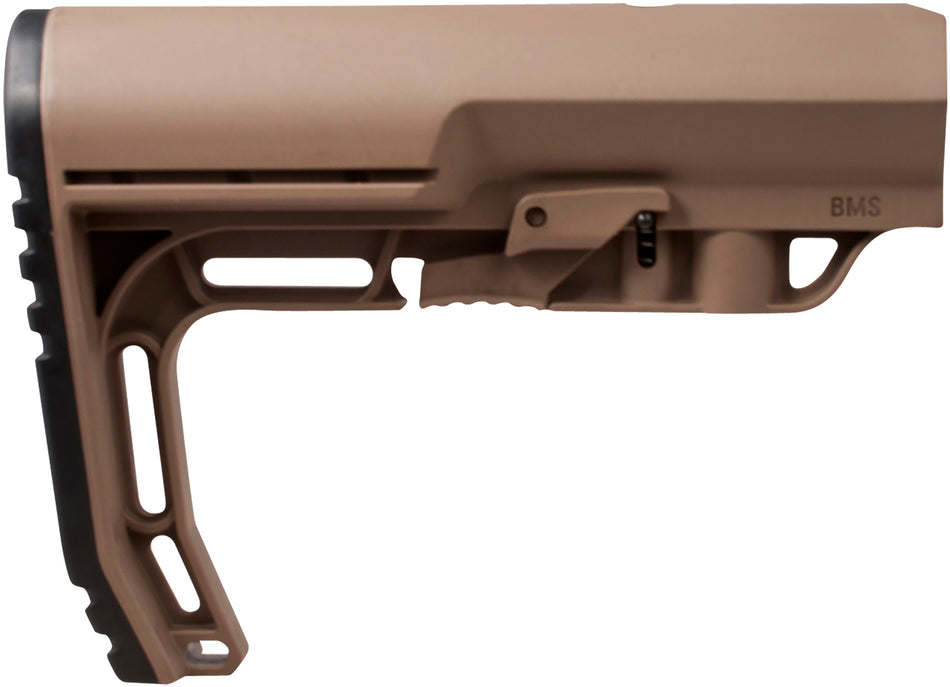 Mission First Tactical BMSSDE Battlelink Minimalist AR-15 Collapsible Stock Scorched Dark Earth Commercial Tube Not Included