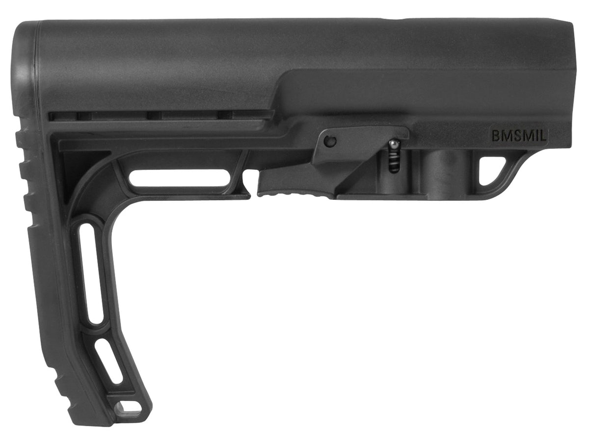 Mission First Tactical BMSMIL Battlelink Minimalist AR-15 M16 M4 Collapsible Stock Black Synthetic Mil-Spec Tube Not Included