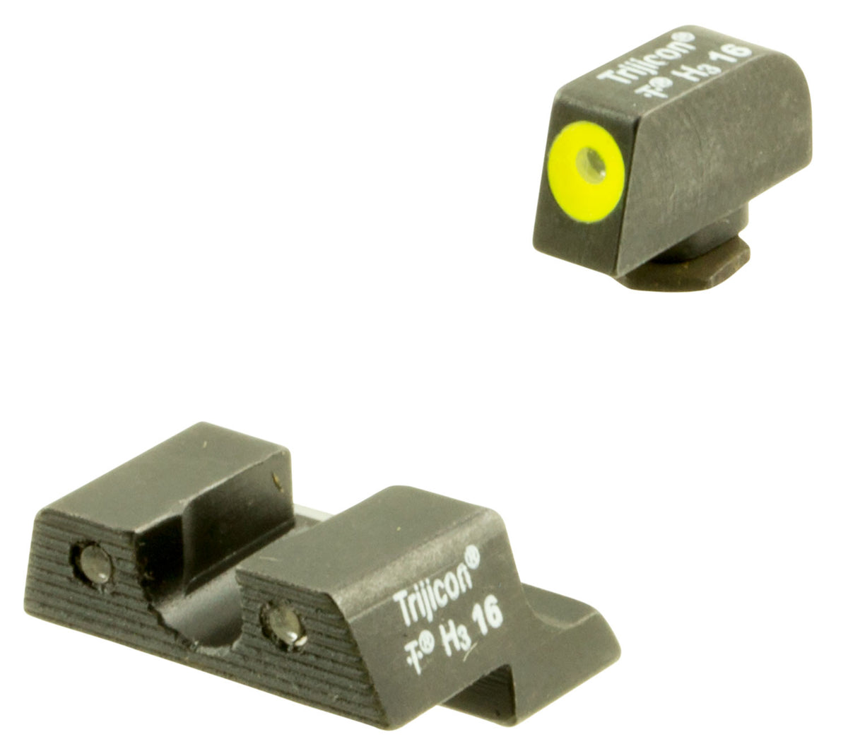 Trijicon 600784 Tritium HD Night Sight Set Yellow Front Outline for Glock 42/43 Small Frame Pistols