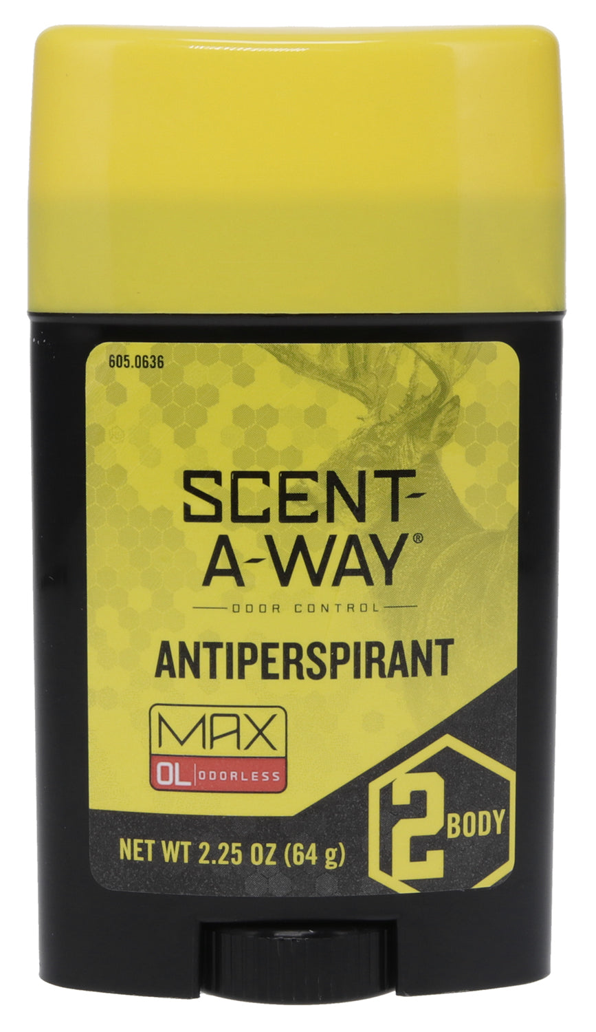 Scent-A-Way MAX Activated Odor Scrubber Antiperspirant Stick 2.25 oz