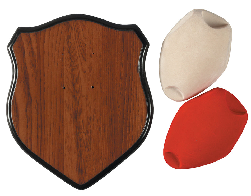 Hunters Specialties Deer Antler Mounting Kit with Red and Cream Skull Cover 00639