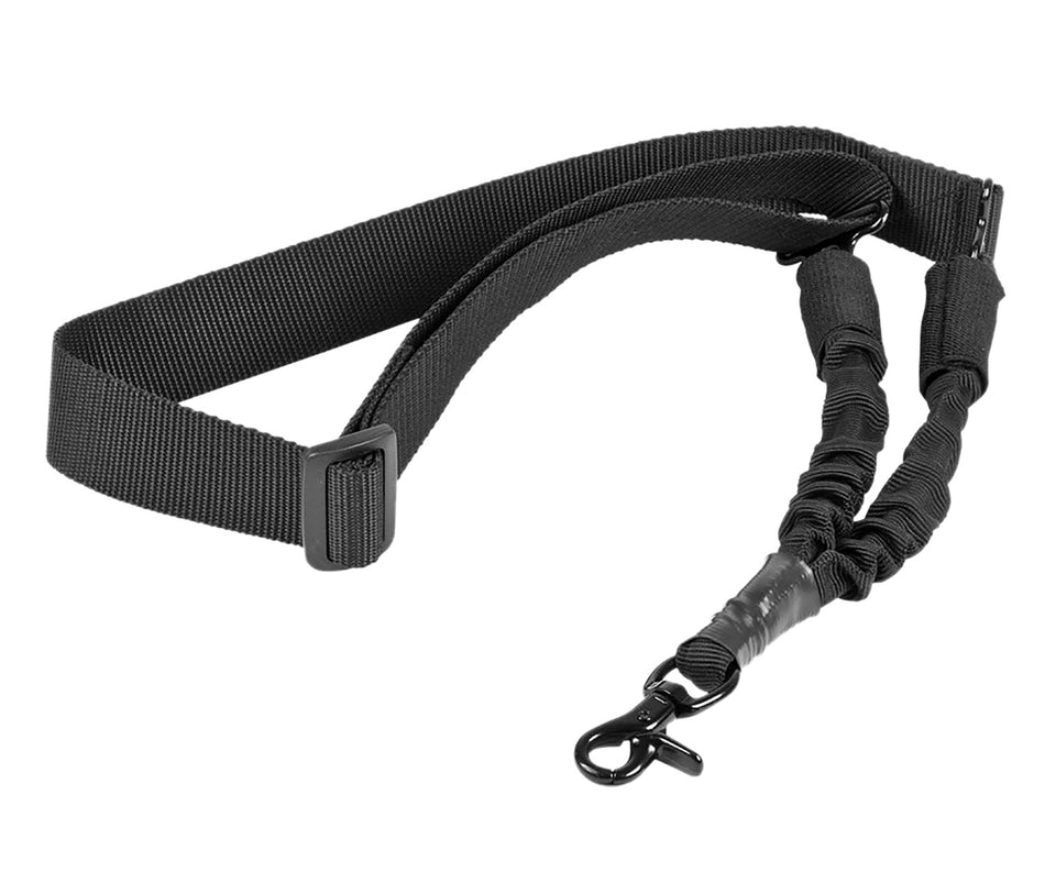 NcStar AARS1P Adjustable Single Point Black Sling 44"-60" Heavy Duty Bungee