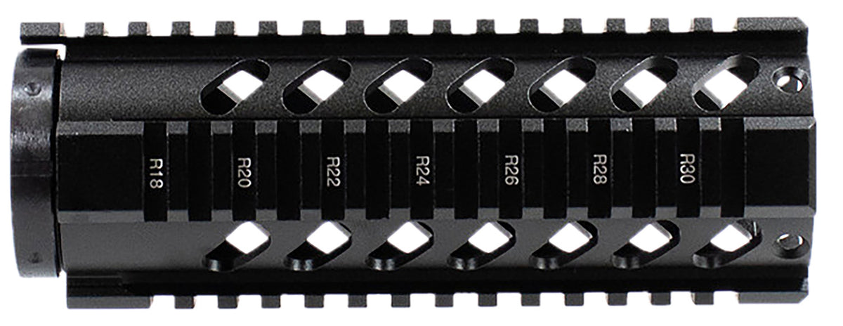 Aim Sports AR-15 7" Carbine Free-Floating Quad Rail Handguard Black Anodized Aluminum