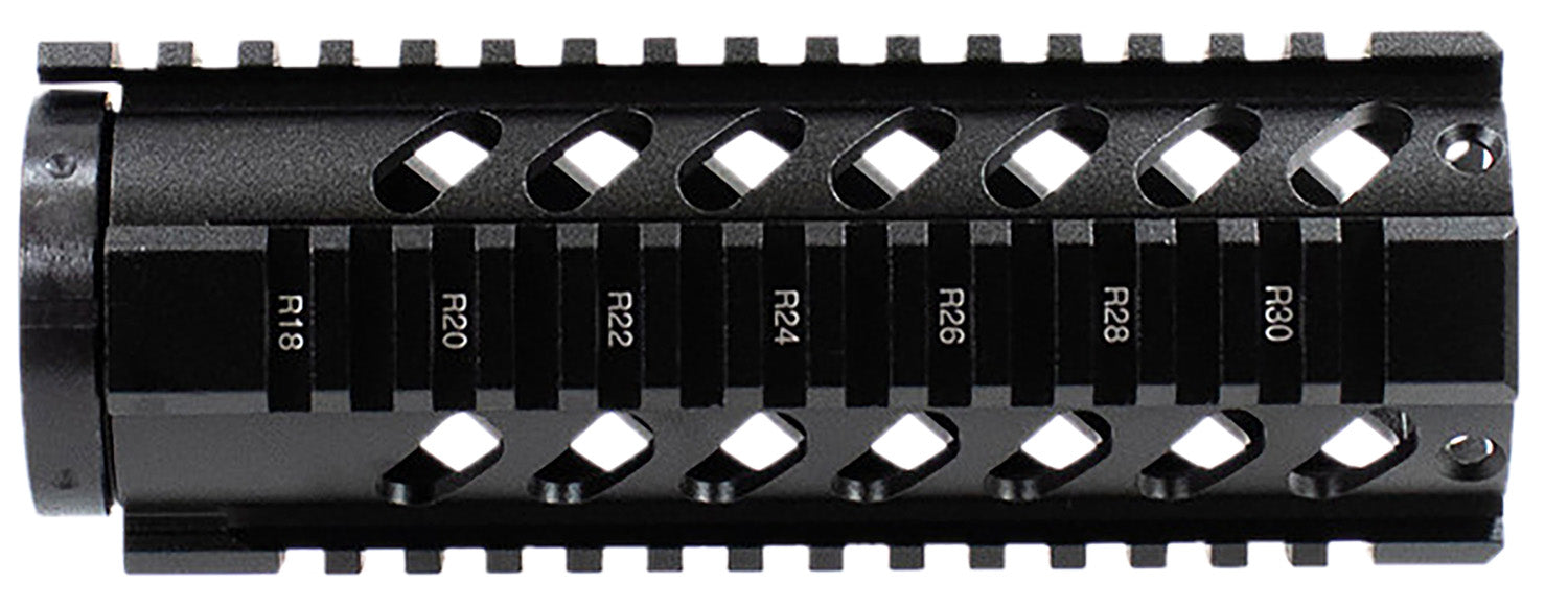 Aim Sports AR-15 7" Carbine Free-Floating Quad Rail Handguard Black Anodized Aluminum