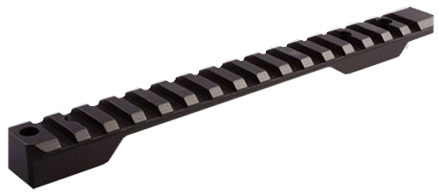 Talley PLO258700 Black Anodized Picatinny Rail Remington 700 Long Action 0 MOA 8-40 Screw Mount