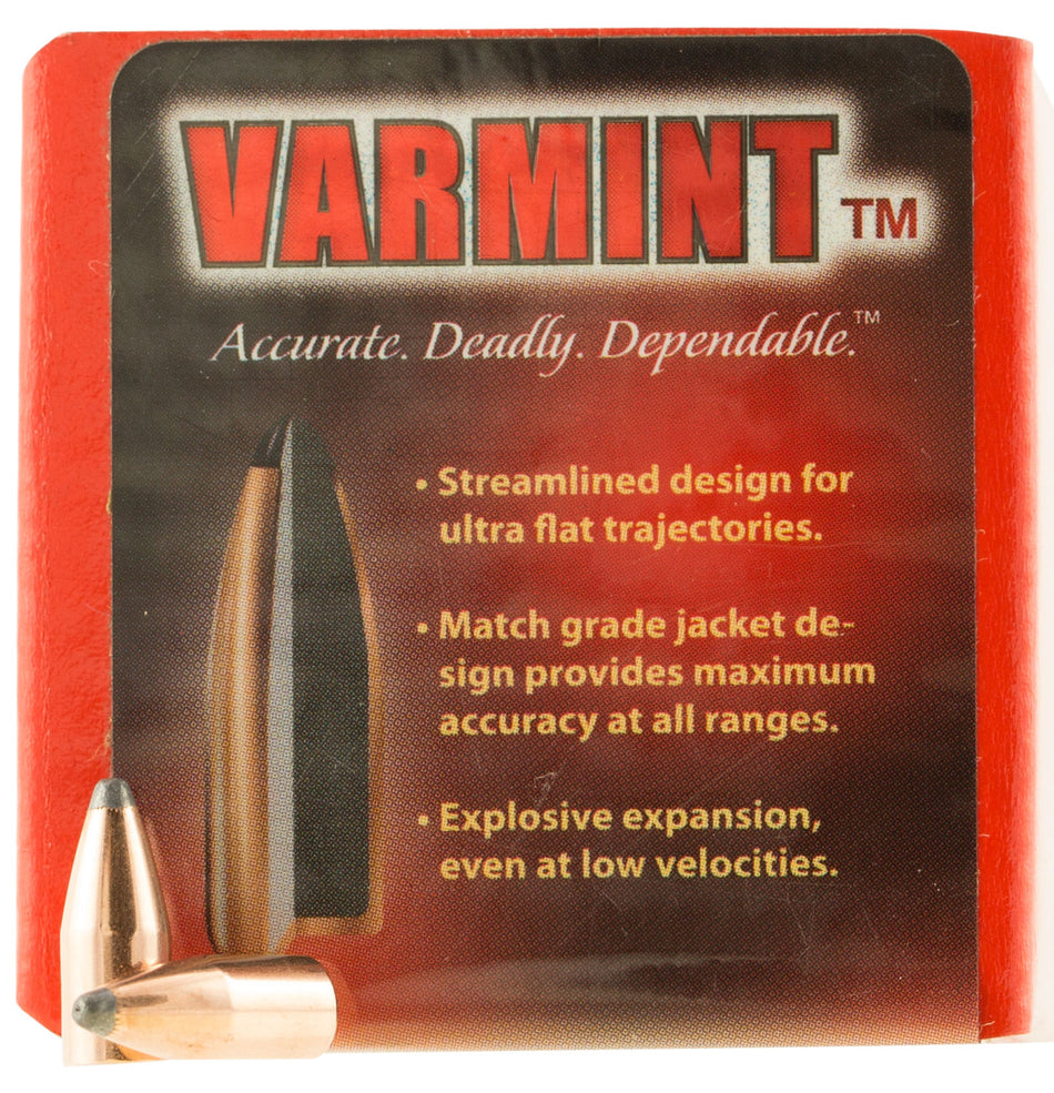 Hornady Traditional Varmint 22 Cal .224 45gr Round Nose Bullets 100/Box