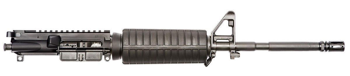 Spikes Tactical STU5025M4S Complete AR-15 M4 Carbine Upper 5.56 NATO 16" Barrel, M4 Double Heat Shield, A2 Flash Hider