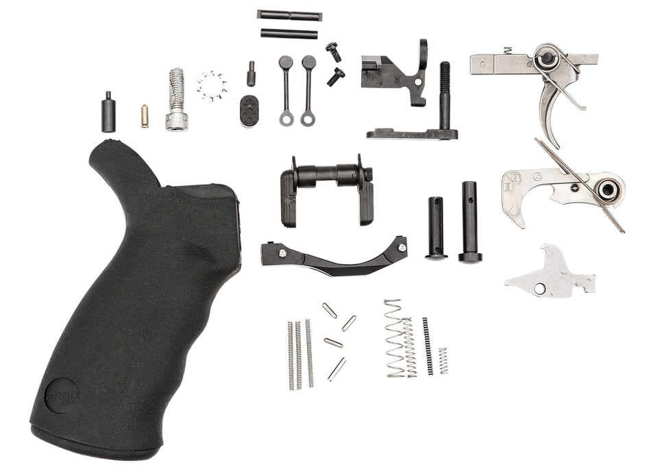 Spikes SLPK301 Enhanced AR-Platform Lower Parts Kit Black with ST Battle Trigger and Billet Trigger Guard