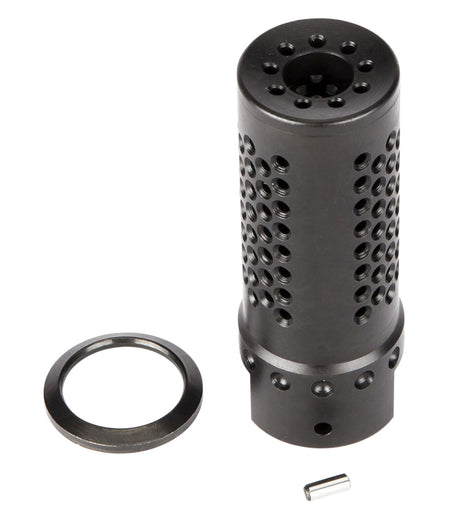 Spikes Tactical Dynacomp Extreme Muzzle Brake for .308 Win Black Nitride 416R SS 5/8"-24 tpi 2.25" OAL