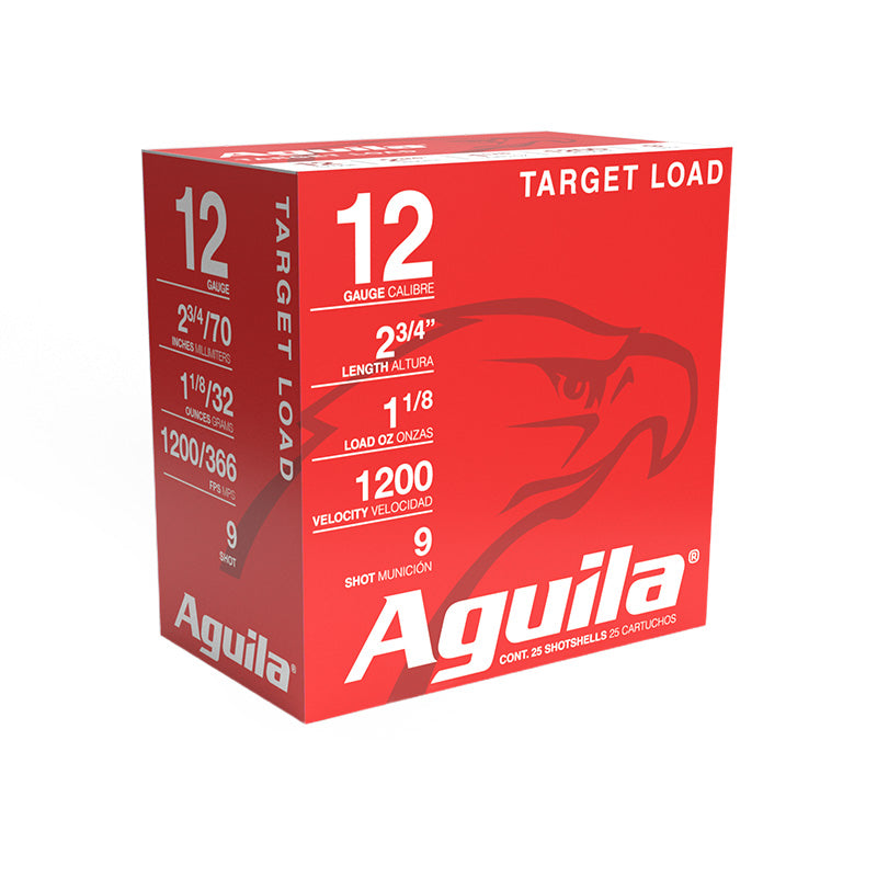 Aguila Competition Shotgun Ammo 12 Gauge 2.75 in 1-1/8 oz #9