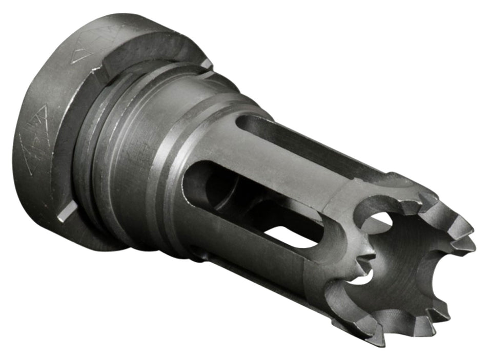 YHM Phantom 310228A QD Flash Hider Black Phosphate Steel 1/2"-28 TPI 5.56x45mm NATO AR-Platform