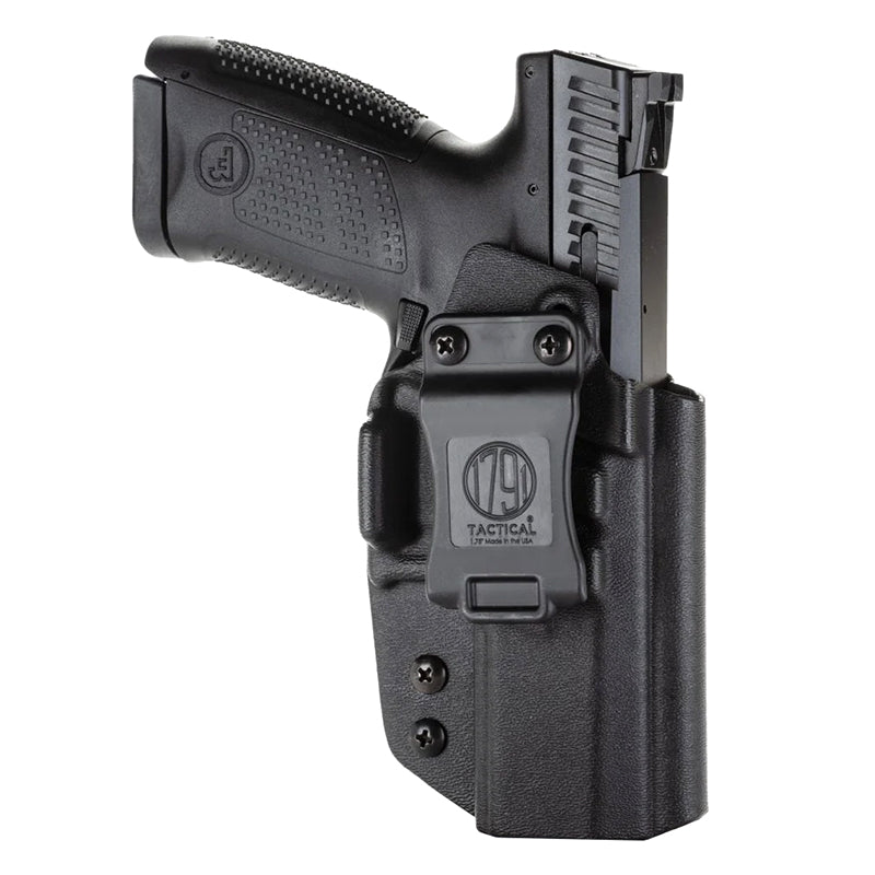 1791 Gunleather CZ P10C Tactical IWB Kydex Holster Black Right-Hand
