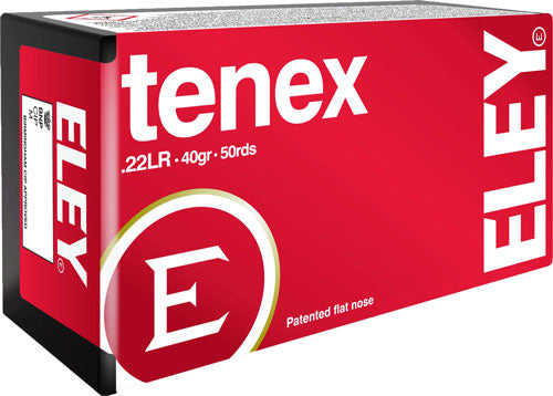Eley Tenex Round Nose 40 Grain .22 Long Rifle 1085 FPS.