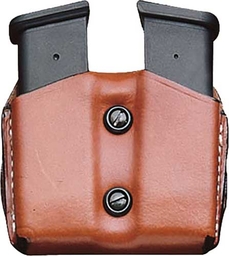 DeSantis Dual Magazine OWB Leather Belt Pouch Sig P365 Tan