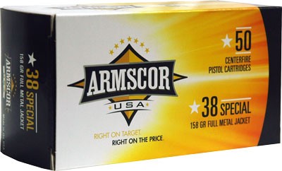 Armscor - .38 Special 158 Grain Full Metal Jacket