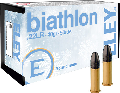 Eley Biathlon Club .22 Long Rifle 40 grain Round Nose ammunition