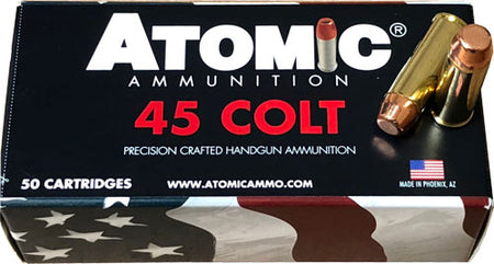 Atomic Handgun .45 Long Colt 250 grain Copper Rnfp ammunition