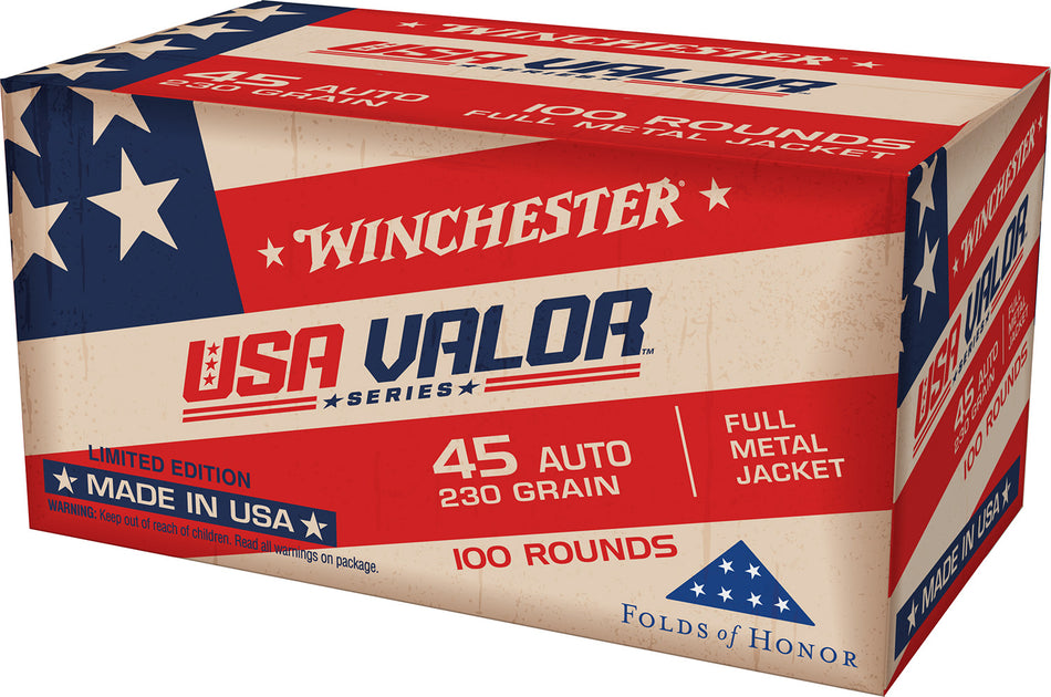 Winchester Ammo .45 ACP/Auto 230 gr Full Metal Jacket (FMJ)