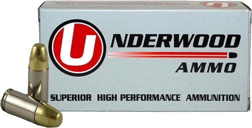 Underwood Ammo +P+ 9mm Luger / Parabellum 147 grain Full Metal Jacket ammunition