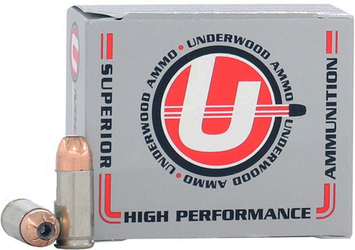 Underwood Ammo  +P+ Jacketed Hollow Point 124 Grain 9mm Luger/Parabellum