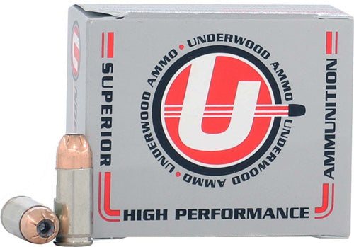 Underwood Ammo +P .38 Special 125 grain Bonded Jacketed Hollow Point ammunition