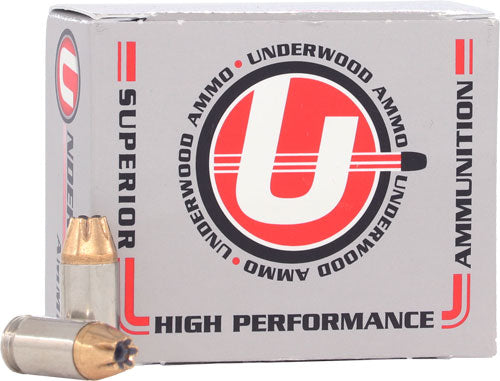 Underwood Ammo +P .380 ACP/Auto 90 grain Jacketed Hollow Point ammunition