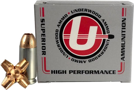 Underwood Ammo Maximum Expansion 9mm Luger / Parabellum 105 grain Solid Monolithic ammunition