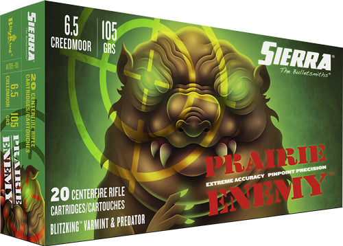 Sierra Prairie Enemy BlitzKing Polymer Tip 105 Grain 6.5mm Creedmoor
