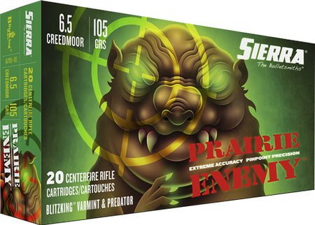 Sierra Prairie Enemy BlitzKing Polymer Tip 105 Grain 6.5mm Creedmoor