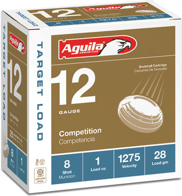 Aguila Competition Shotgun Ammo 12 Gauge 2.75 in 1 oz #8
