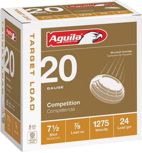 Aguila Competition Shotgun Ammo 20 Gauge 2.75 in 7/8 oz #7.5