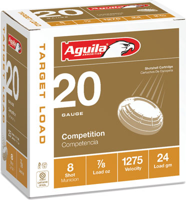 Aguila Competition Shotgun Ammo 20 Gauge 2.75 in 7/8 oz #8