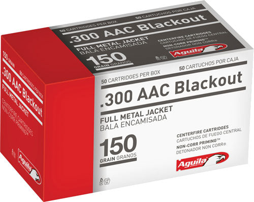Aguila Target & Range .300 AAC Blackout 150 grain Full Metal Jacket ammunition