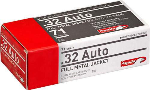 Aguila Target & Range Full Metal Jacket 71 Grain .32 ACP 905 fps