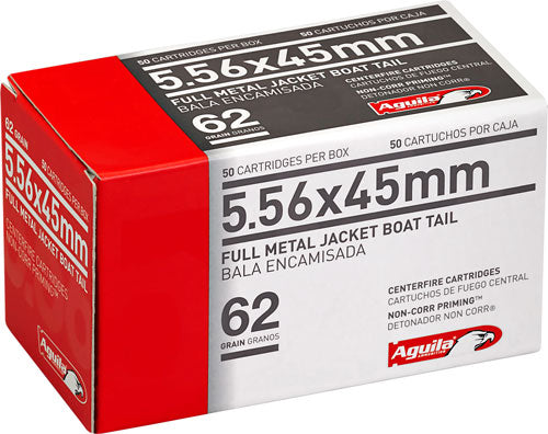 Aguila Target & Range 5.56x45mm NATO 62 grain Full Metal Jacket Boat Tail ammunition