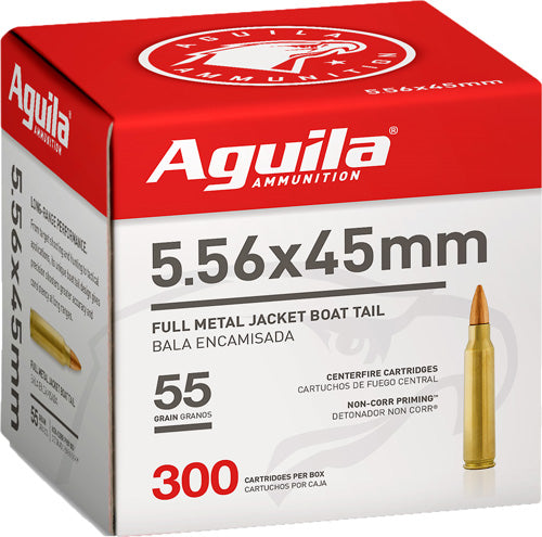 Aguila Target & Range 5.56x45mm NATO 55 grain Full Metal Jacket Boat Tail ammunition